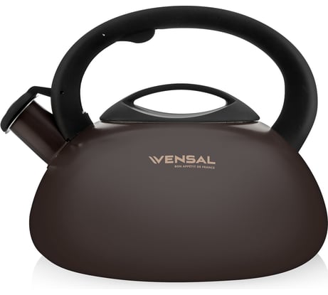 Чайник VENSAL De La Legende 3.0 л, ручка из термостойкого пластика, система открывания на ручке VS3008