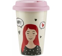 Кружка с крышкой BILLIBARRI серия Happy 375 мл 500072 806867134234