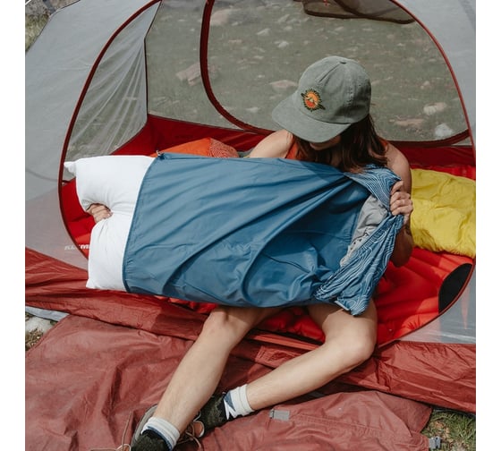 Чехол Klymit Drift Camping Pillowcase Queen голубой 12DQBL01E