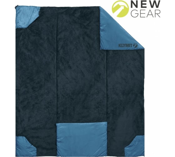 Кемпинговое одеяло Klymit Versa Luxe голубое 13VLBL01C