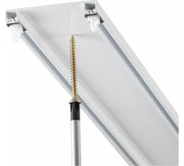 Профильный алюминиевый карниз Arttex Facile twin 240 см белый А0000031777