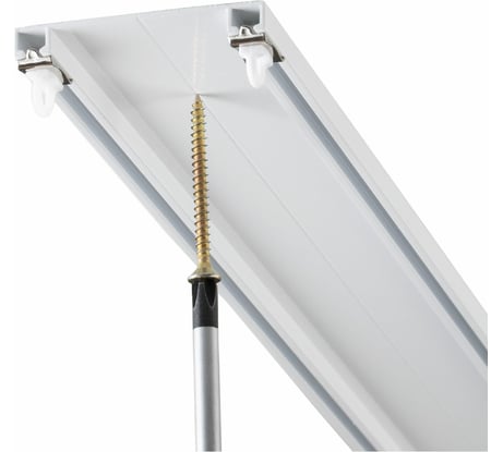 Профильный алюминиевый карниз Arttex Facile twin 240 см белый А0000031777