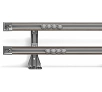 Профильный алюминиевый карниз Arttex двухрядный 160 см А0000010808