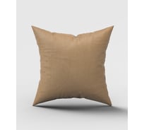 Декоративная подушка LEGRAND Софт 40x40 см бежевый 58092725
