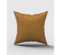 Декоративная подушка LEGRAND Софт 40x40 см золото 58092726