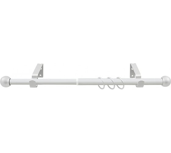 Раздвижной кованый карниз LEGRAND диаметр 16/19 мм 1.2 - 2.1 м однорядный шар термоупаковка белый 58073117