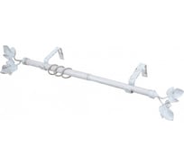 Раздвижной кованый карниз LEGRAND диаметр 16/19 мм 1.6 - 3.0 м однорядный лист термоупаковка белое-золото 58066136