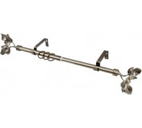 Раздвижной кованый карниз LEGRAND диаметр 16/19 мм 1.6 - 3.0 м однорядный лист термоупаковка антик-золото 58066134