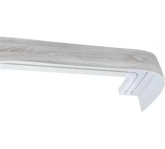 Карниз LEGRAND Галант 7 см с поворотами 2.0 м дуб белёный 58064888