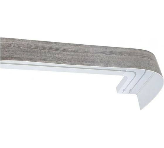 Карниз LEGRAND Галант 7 см с поворотами 3.0 м дуб оксфорд 58064897