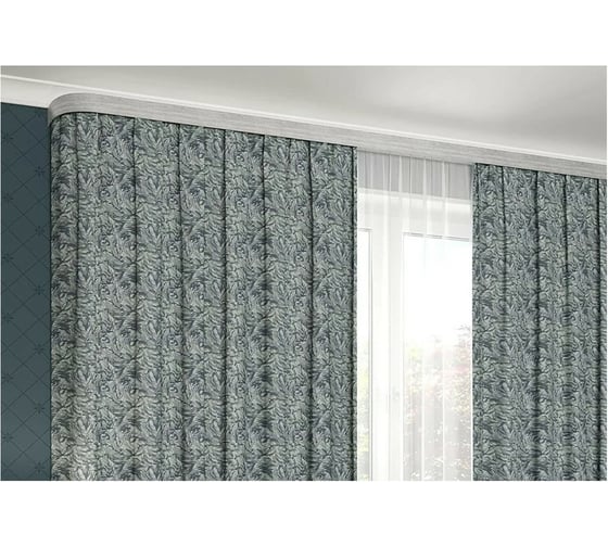 Карниз LEGRAND Галант 7 см с поворотами 3.0 м дуб перламутр 58064895
