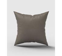 Декоративная подушка LEGRAND Канвас 40x40 см трюфель 58092758