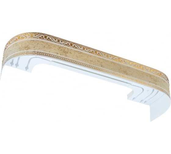 Карниз LEGRAND Монарх с поворотами 3.2 м айвори 58068151 1