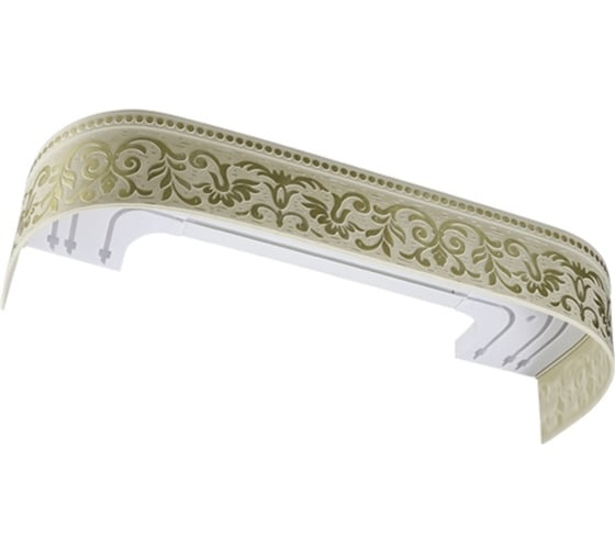 Карниз LEGRAND Оливия с поворотами 3.0 м золото 58063617 1