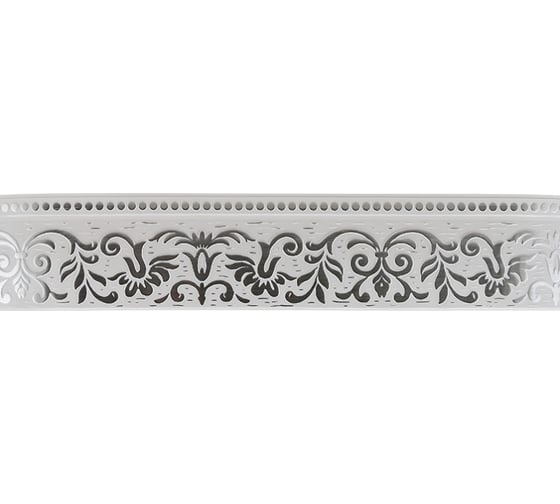 Карниз LEGRAND Оливия с поворотами 3.0 м хром 58063616