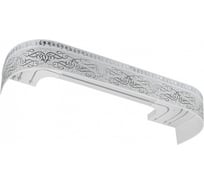 Карниз LEGRAND Прима с поворотами 2.4 м белый/хром 58075661