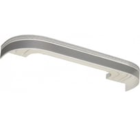 Карниз LEGRAND Галант NEO Греция с поворотами 1.6 м серебро 48067516