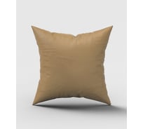 Декоративная подушка LEGRAND Канвас 40x40 см бежево-золотистый 58092745