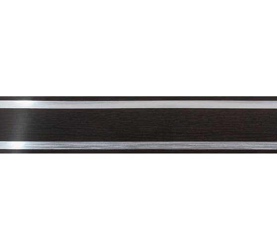 Карниз LEGRAND Лайн с поворотами 3.0 м венге/хром 58066433