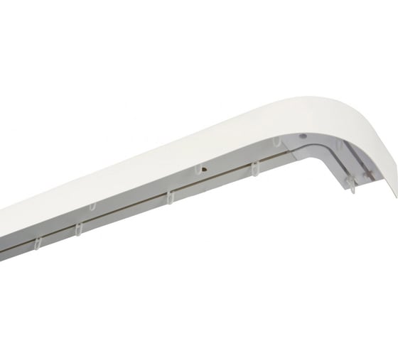 Карниз LEGRAND Галант 7 см с поворотами 2.4 м белый глянец 48069489 1