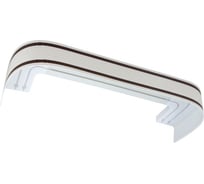 Карниз LEGRAND Лайн с поворотами 1.6 м жемчуг/орех 58066422