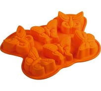 Форма для выпечки из силикона MARMITON Бабочки 32,5*23,5*4 см 6 ячеек /10 16099