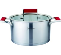 Кастрюля Rainstahl 2 предмета, 2.6 л, капсульное дно 2912-18RS\CW Red