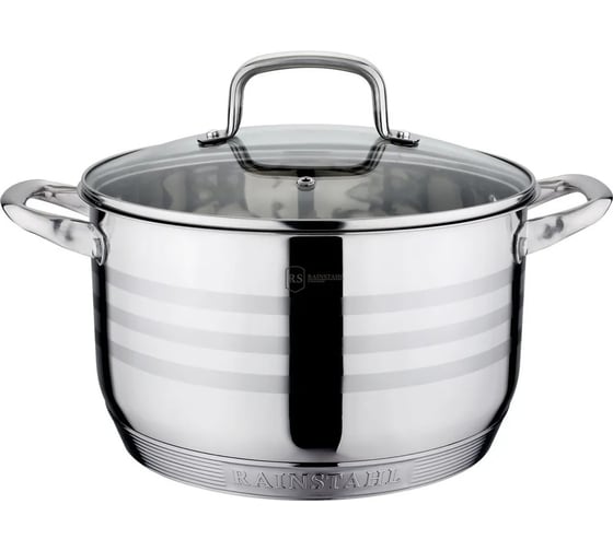 Кастрюля Rainstahl 2 предмета, 2.1 л, 9-ти шаговое дно 2137-16 RS/CS 1