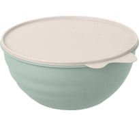 Миска Phibo с крышкой Wave 0,85л Зеленый флэк 433228036
