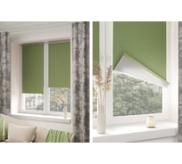 Роллета LEGRAND Блэкаут сильвер 160 на 175, зеленый ГП 58091330