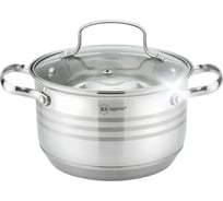 Кастрюля Rainstahl 6.5 л, дно 7-ми шаговое 2119-24RS\CS