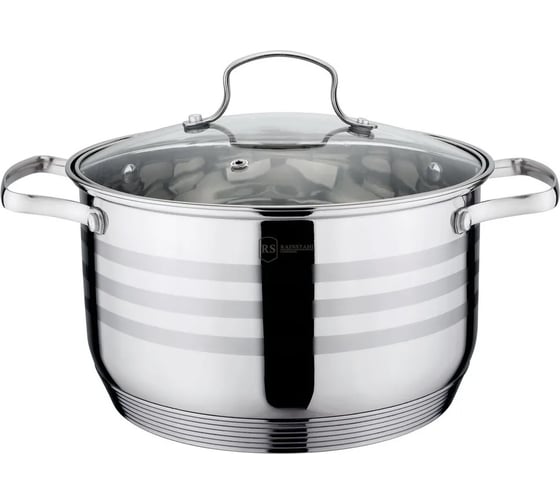Кастрюля Rainstahl 4.5 л, дно 7-ми шаговое 2119-22RS\CS 1