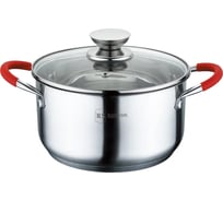 Кастрюля Rainstahl со стеклянной крышкой, 2 предмета, 6.5 л 2106-24RS\CS