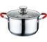 Кастрюля Rainstahl со стеклянной крышкой, 2 предмета, 6.5 л 2106-24RS\CS 1
