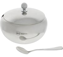 Сахарница Rainstahl с металлической крышкой, с ложкой, 460 мл 8421-46 RS\SB