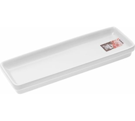 Керамическое блюдо PERFECTO LINEA ASIAN белое 24.5x7.5x3 см 17-102450