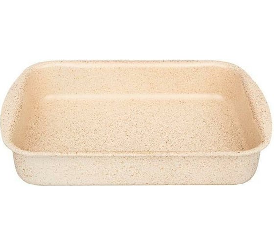 Прямоугольная форма AGNESS ПРЕМИУМ PARADISE 25x19x5,5 см, трехслойное покрытие GRANIT, PFOA FREE 936-718
