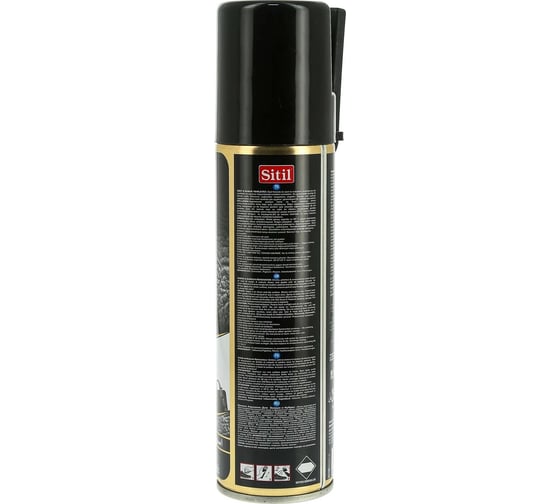 Аэрозоль-восстановитель для замши и нубука Sitil Suede& Nubuck Renovator черный 250 мл 122.01 SSNS