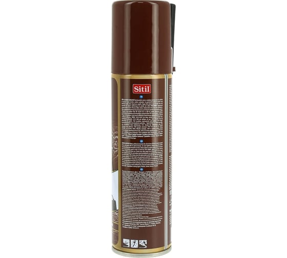 Аэрозоль-восстановитель для замши и нубука Sitil Suede& Nubuck Renovator темно-коричневый 250 мл 122.02 SSNS