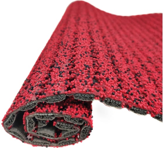Противоскользящий грязезащитный коврик Safety Mat красный, 120x125 см 2000925427614