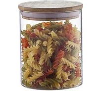 Банка для сыпучих MONMEZON 770мл TOPPER BAMBOO 12см стекло бамбук крышка УТ-00118706