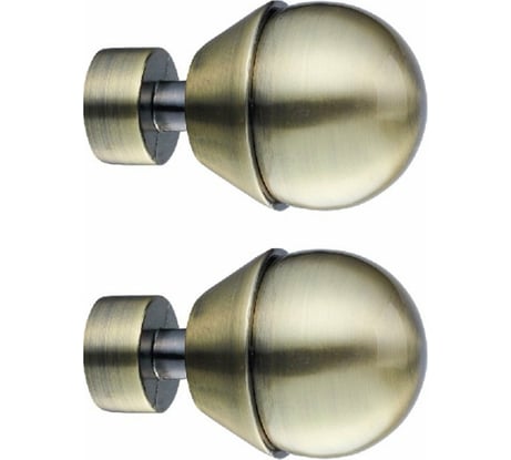 Наконечник Эскар Шар в оправе, золото антик, D16 мм, пара 3121648533