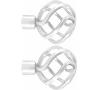 Наконечник Эскар Шар плетеный, жемчуг, D16 мм, пара 3121650543