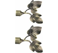 Наконечник Эскар Листья, золото антик, D16 мм, пара 3121648535