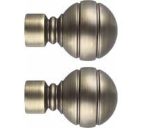 Наконечник Эскар Шар резной, золото антик, D25 мм, пара 3122548566