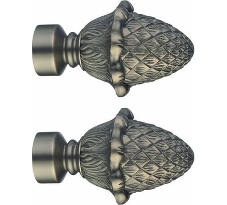 Наконечник Эскар Шишка, золото антик, D25 мм, пара 3122548567