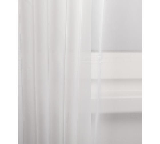 Тюль LEGRAND Вуаль 300х280 см, с утяжелителем, белый ГП 58087899