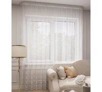 Тюль LEGRAND Винтаж 500х280 см, белый ГП 58086281