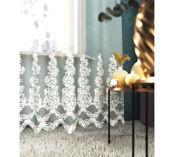 Тюль LEGRAND Глория 300х280 см, белый 58086282