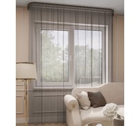 Тюль LEGRAND Грек 300х260 см, с утяжелителем, шоколад 58081949